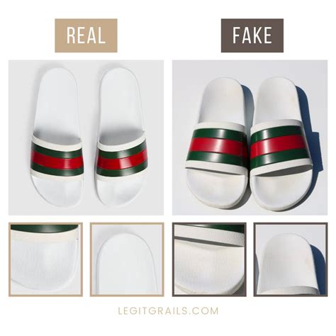 gucci slides with snake fake|how to authenticate gucci slides.